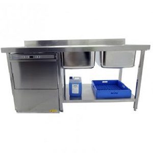 Cater-Wash-STAINLESS-STEEL-Double-Bowl-Sink