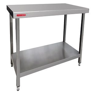 Cater-Cook Fully Stainless Steel Centre Tables D600xH900mm