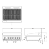 Lincat Opus 800 Electric Chargrill - OE8406 - Image 5