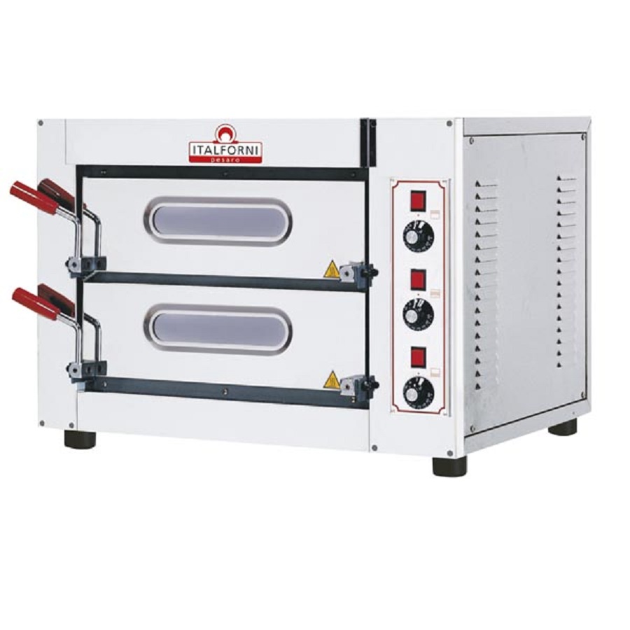 Italforni Fast 50 Twin Deck Electric Pizza Oven Caterkwik Ireland
