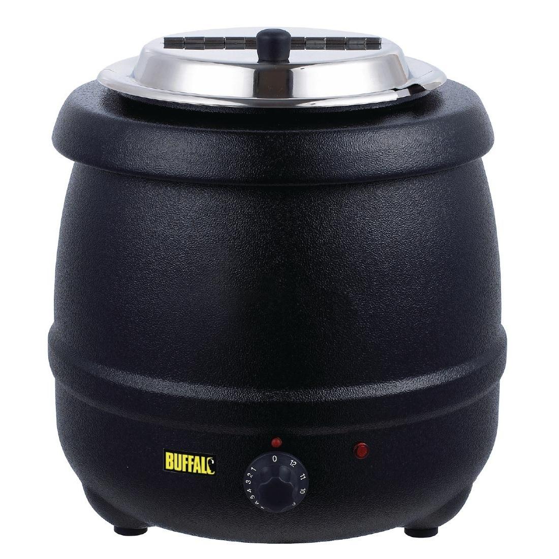 Buffalo L715 Black 10 Litre Soup Kettle Caterkwik Ireland