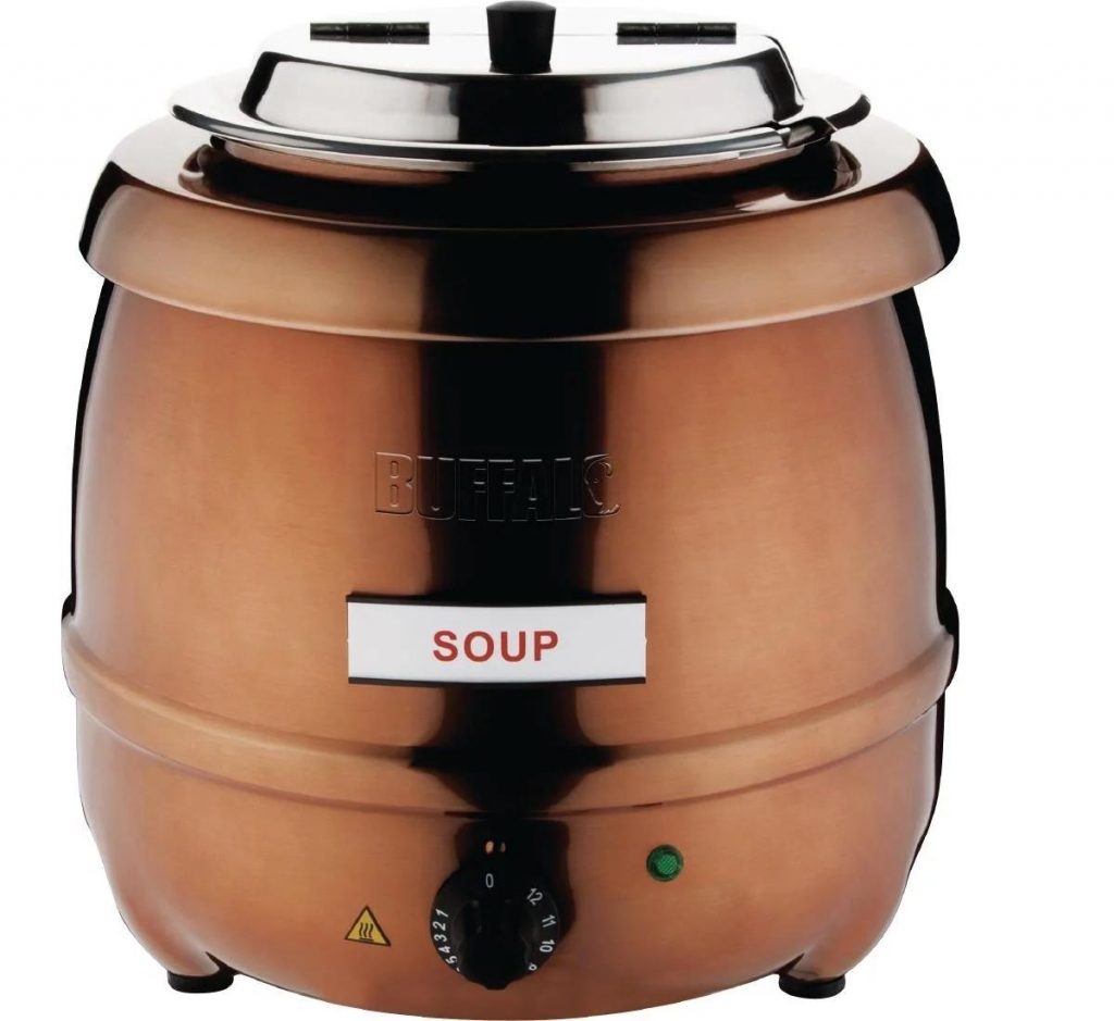 Buffalo CP851 Copper 10 Litre Soup Kettle Caterkwik Ireland
