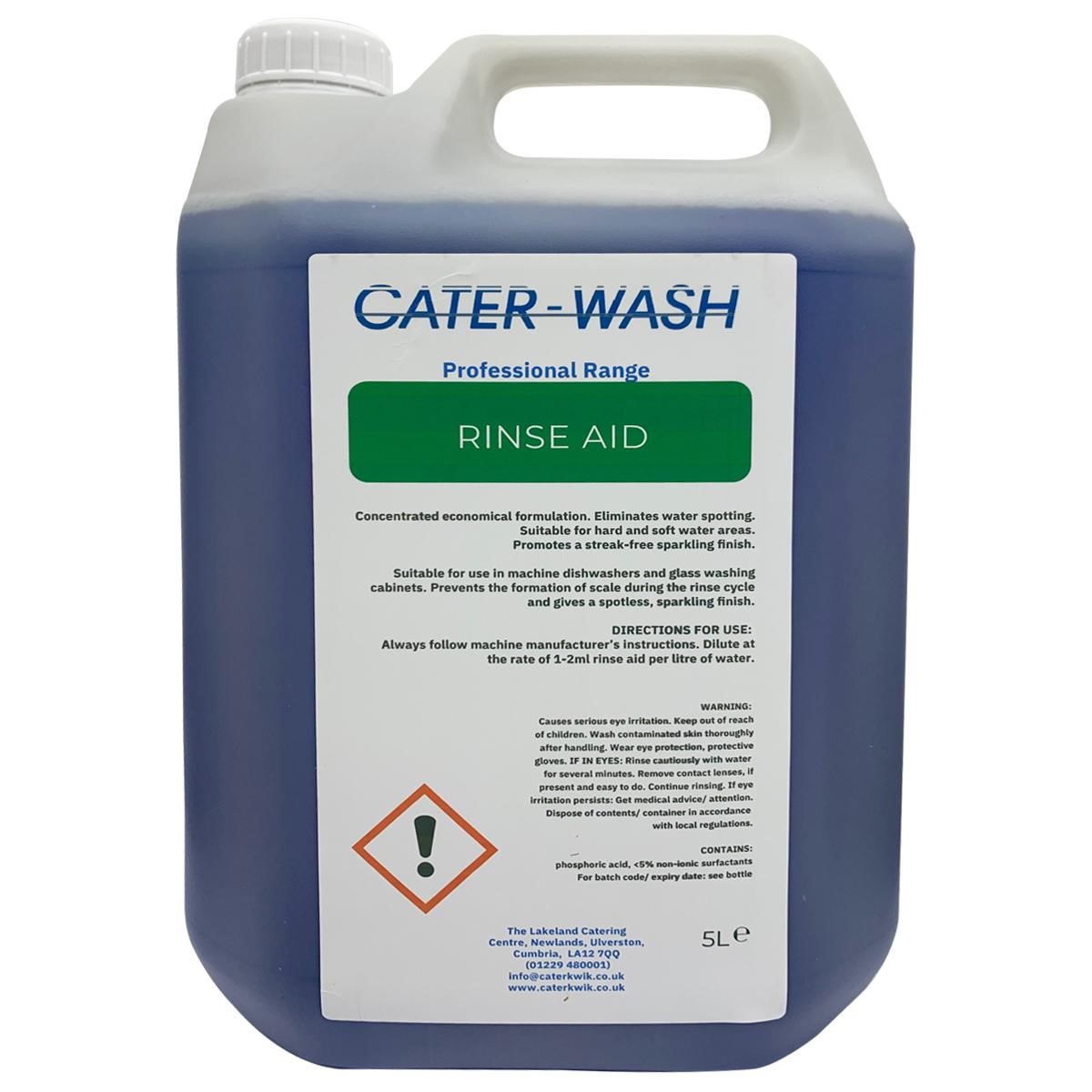 CaterWash Rinse Aid for Glasswasher & Dishwashers 4 x 5l CK4202