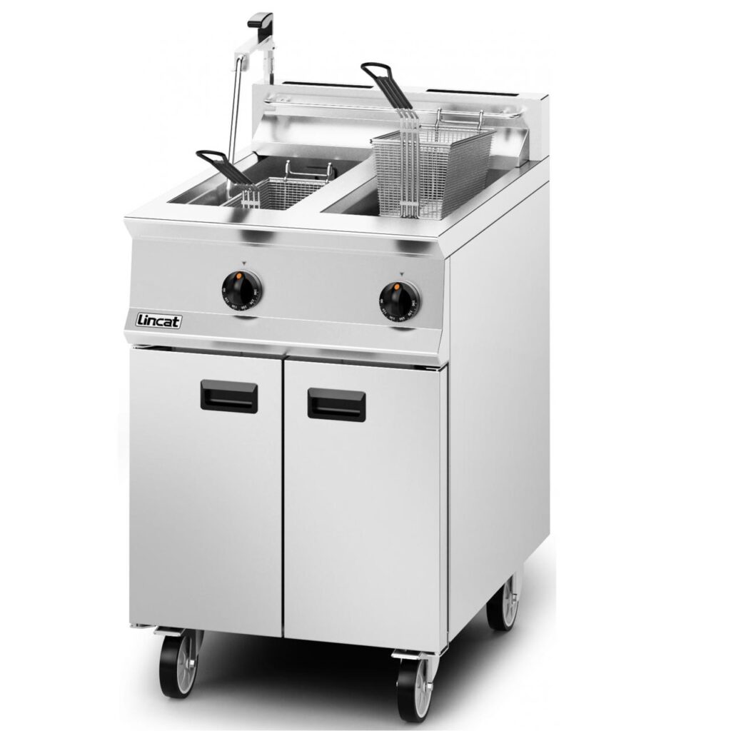Lincat Opus 800 OG8111OP Twin Tank Gas fryer with Filtration