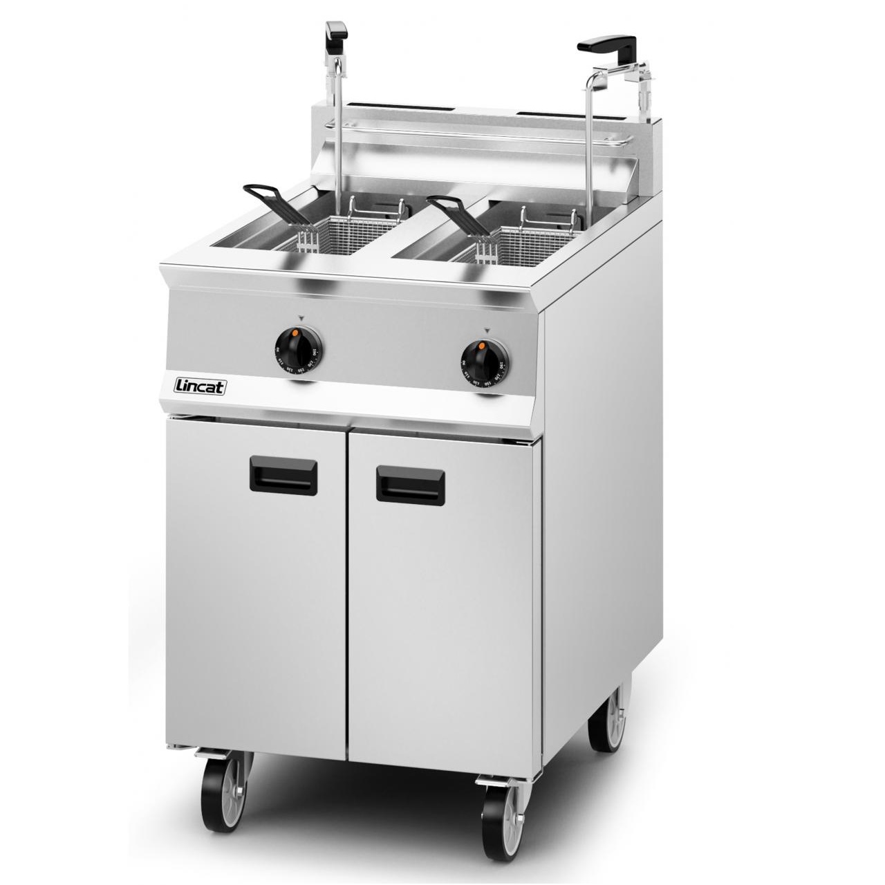 Lincat Opus 800 OG8111/OP2 Twin Tank Gas Fryer with Pump Filtration