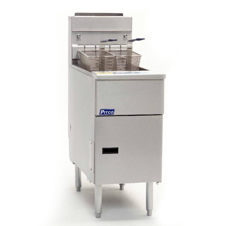 Pitco VF35 Single Tank, Twin Basket ECONOMY Gas Fryer 18Litre