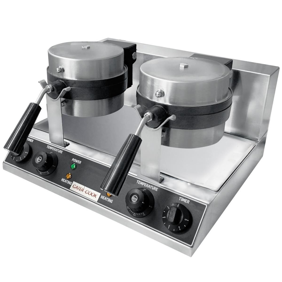 CaterCook Double Rotating Waffle Maker CK0307 Caterkwik Ireland