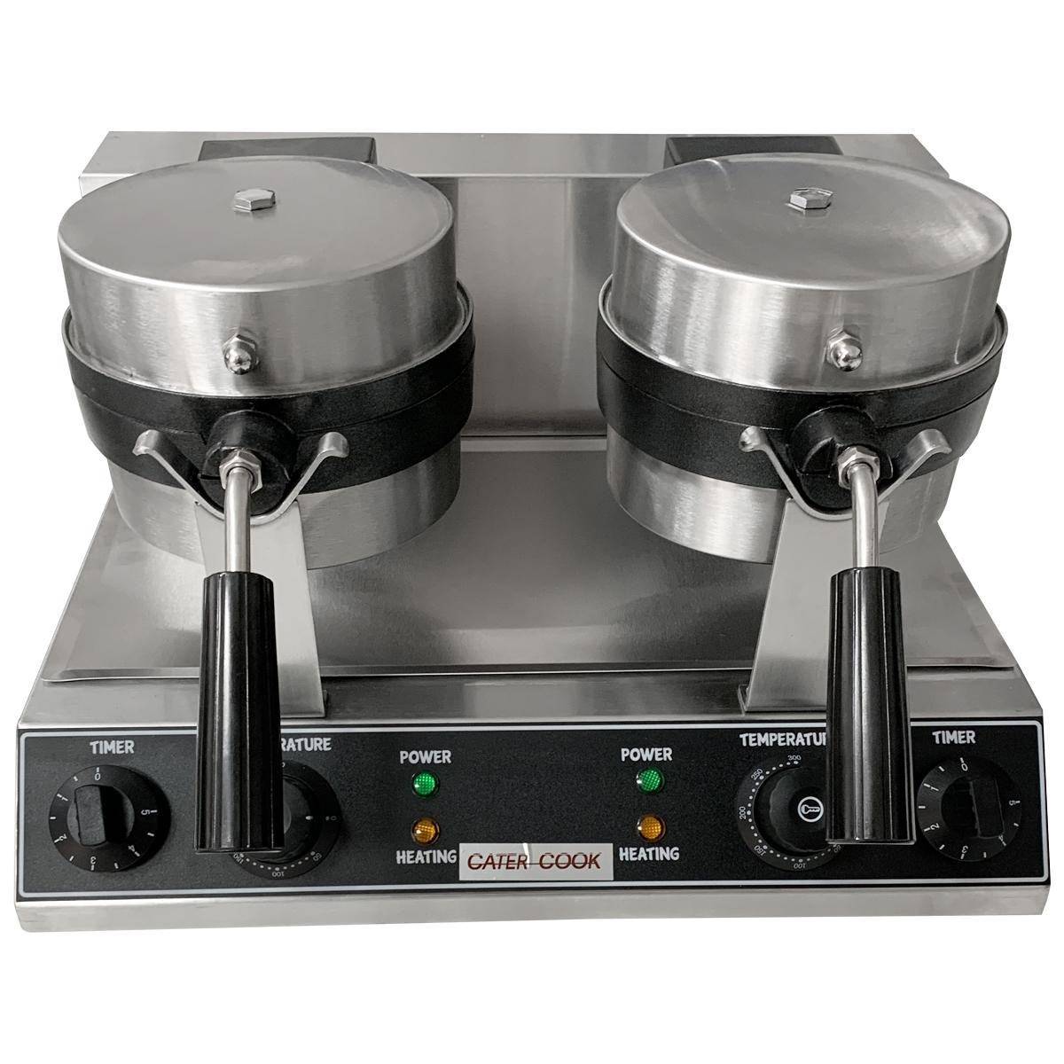 CaterCook Double Rotating Waffle Maker CK0307 Caterkwik Ireland