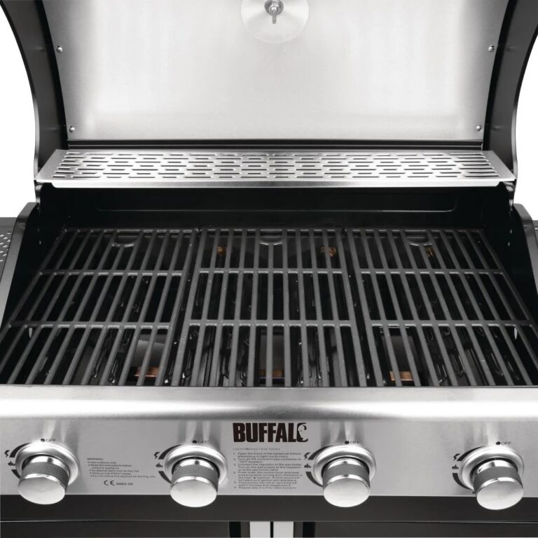 Buffalo CF732 4 Burner Gas Barbecue with Hob Caterkwik Ireland