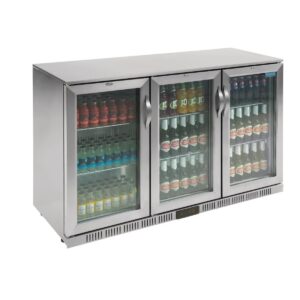 polar-gseries-stainless-steel-bottle-cooler-with-hinged-doors-330ltr–gl009
