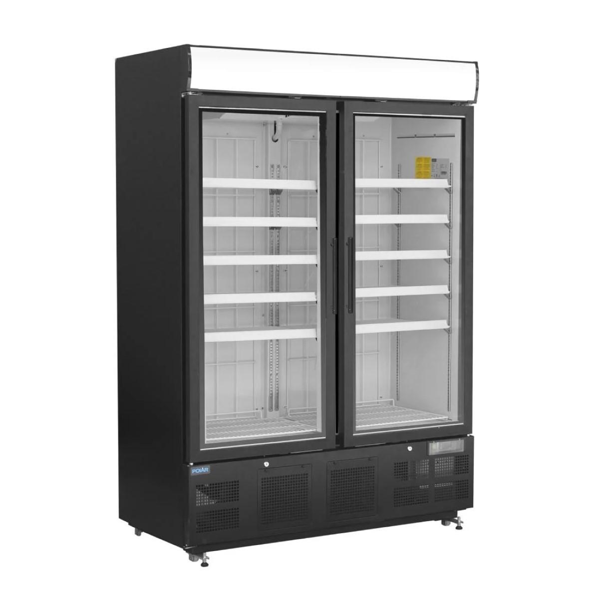 Polar GH429 GSeries Upright Display Freezer 920Ltr Black