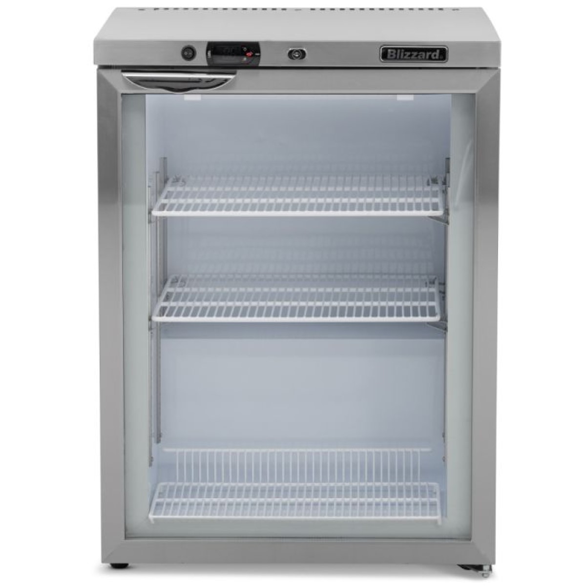 Blizzard UCF140CR 105L Glass Door Undercounter Freezer Caterkwik Ireland