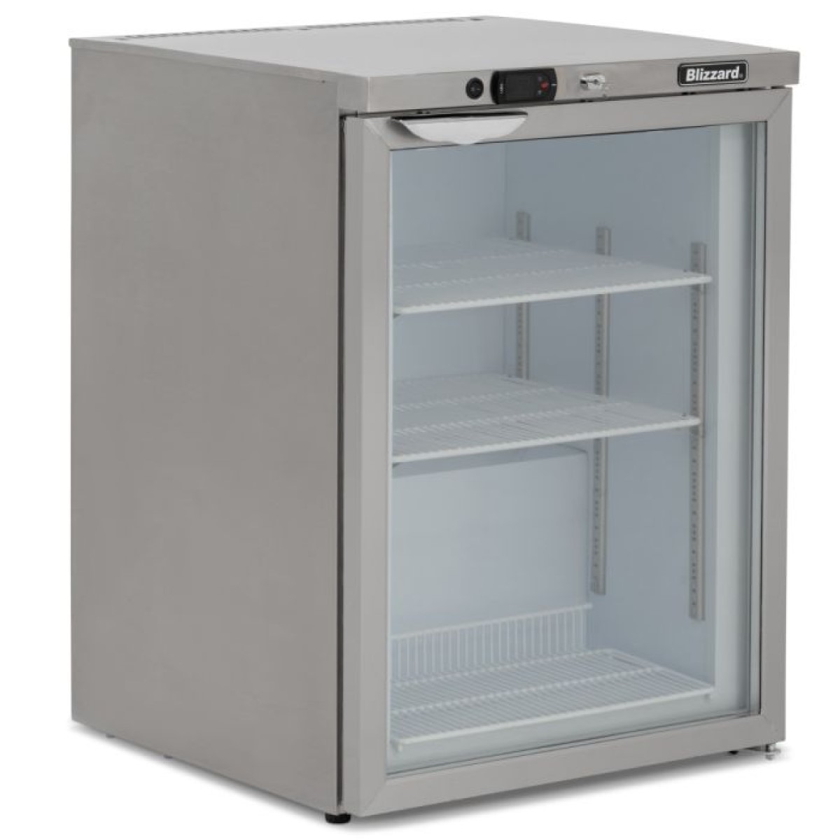 Blizzard UCF140CR 105L Glass Door Undercounter Freezer Caterkwik Ireland