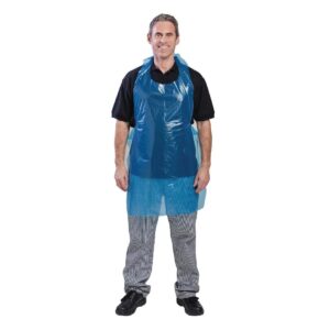 disposable-a305-polythene-bib-aprons-14.5-micron-blue-pack-of-100