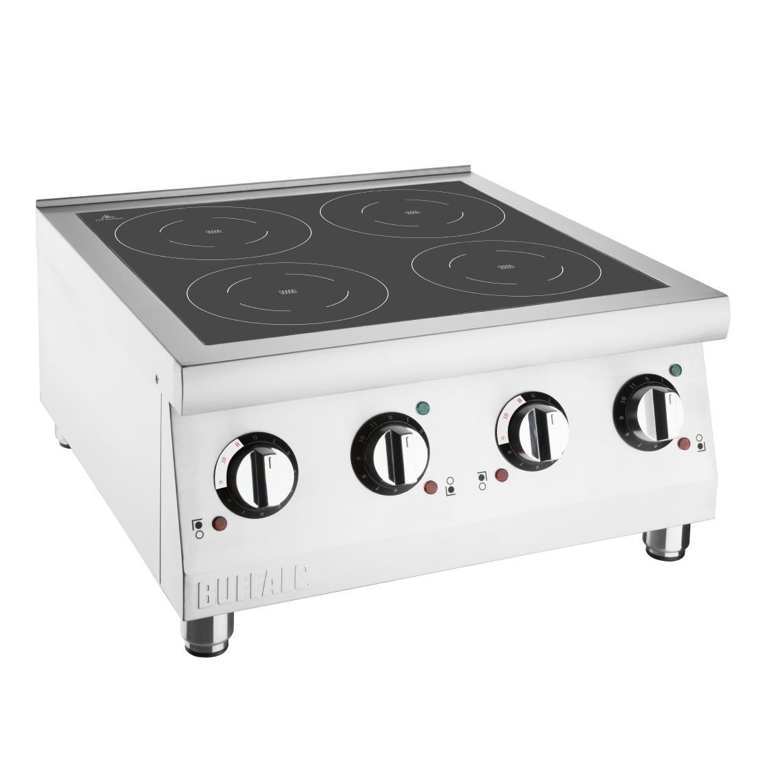Buffalo CU558 4 Zone Induction Hob 2 x 3kW Caterkwik Ireland