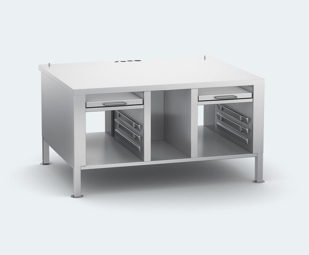 Rational 60.31.539 iVario 2-S Stand with Stainless Steel Feet ...