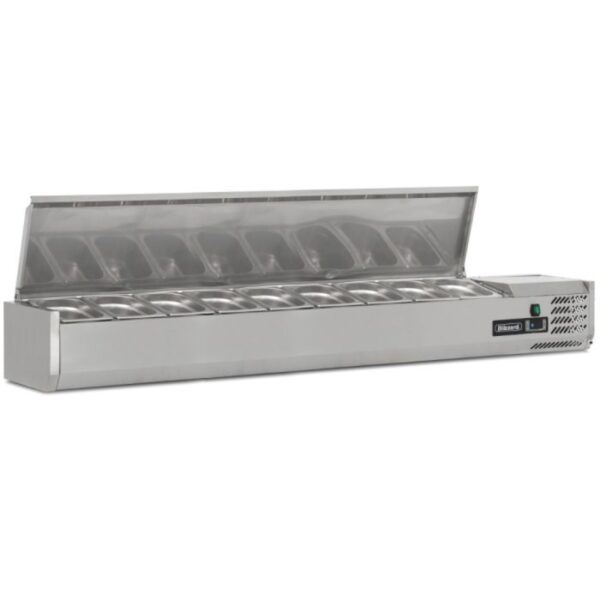 blizzard-top2000-14en-14-gastronorm-prep-top-with-hinged-lid-2000mm-w