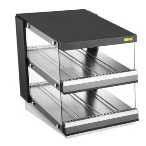 buffalo-hw925-sloped-chute-food-warmer-2-shelf