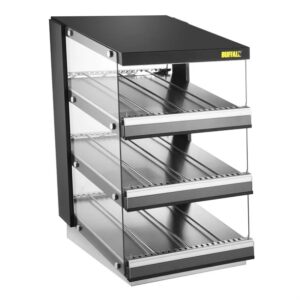 buffalo-hw926-sloped-chute-food-warmer-3-shelf